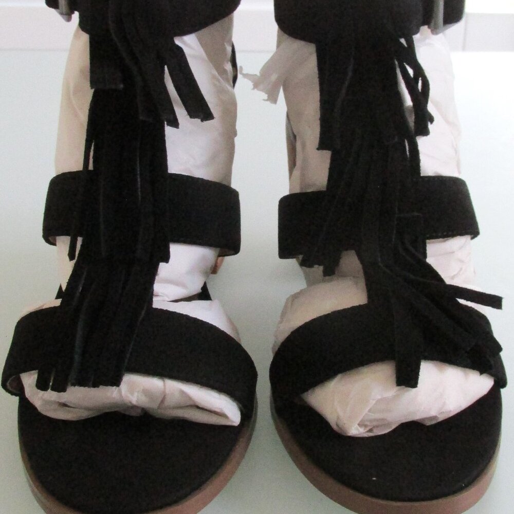 Sole Society New Women's Suede Fringed Heels Size 8M